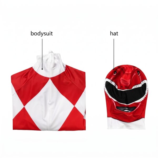 0709465a636426f7629bea4201d79caef552c8e187590754244a7a80a58f2c7a.jpeg Kids Red Ranger Cosplay Suit 3D Spandex Costume Christmas Gifts for Children