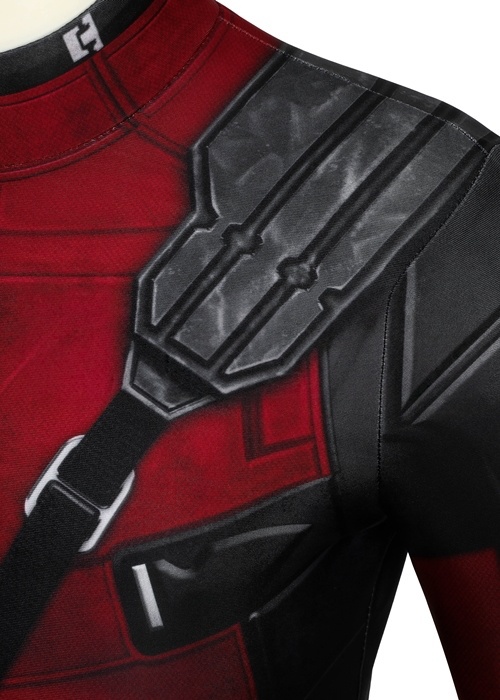 0c955c6c5acd4aea62776277fb5a081480b30dd56e5453bd66e0c2313797e222.jpg Deadpool Costume Cosplay Jumpsuit Kids Size