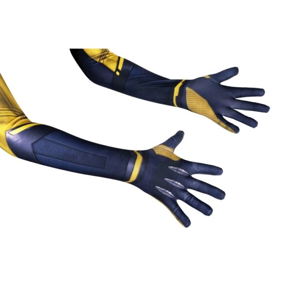Kids Wolverine Cosplay Costume Deadpool 3 Wolverine Printed Suit