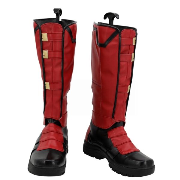 Deadpool Wade Wilson Boy Cosplay Boots Men Shoes