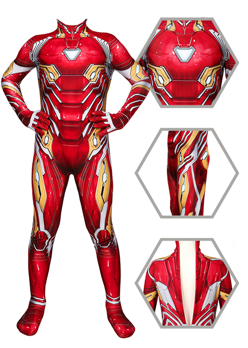 Iron Man Costume Avengers Endgame Cosplay Nanotech Suit Kids Size