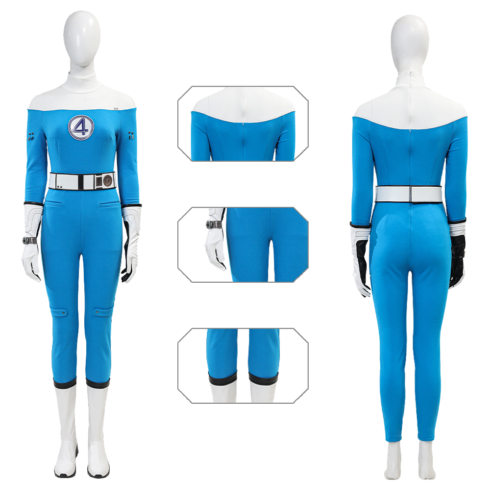 Invisible Woman Cosplay Costume The Fantastic Four：First Steps Susan Storm Full Set Cosplay