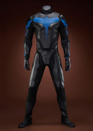 Night Superhero Blue Wing Costume Titans Season 1 Cosplay Suit