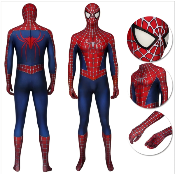 2ca55d1c6a28321f10712cf2c10ea4709f2623b98d77cf0861d7da600497f597.png Spider-man Cosplay Costume Spider-man 2 Tobey Maguire Suit