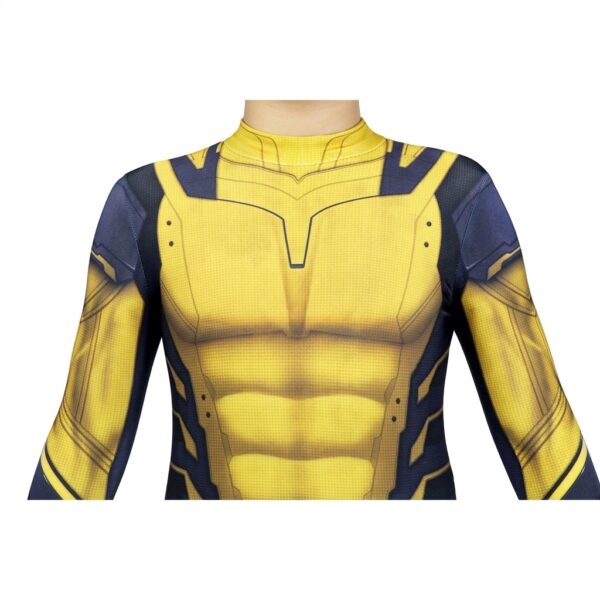 Kids Wolverine Cosplay Costume Deadpool 3 Wolverine Printed Suit