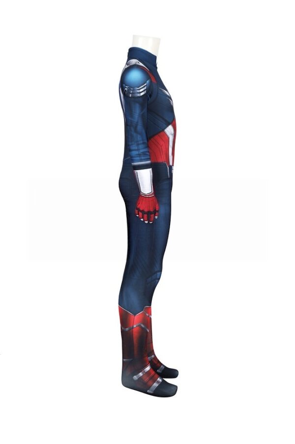 37523ac683960264b54740dae7cbb60565a90b2bedbf20a1980156c84973c64b.jpg Captain America Sam Wilson Cosplay Bodysuit Captain America: Brave New World Costume For Kids