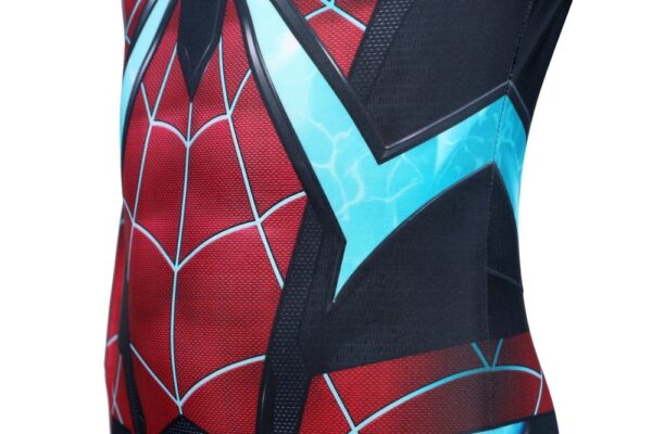 Miles Morales Evolved Cosplay Bodysuit Marvel’s Spider-Man 2 Costume For Kids