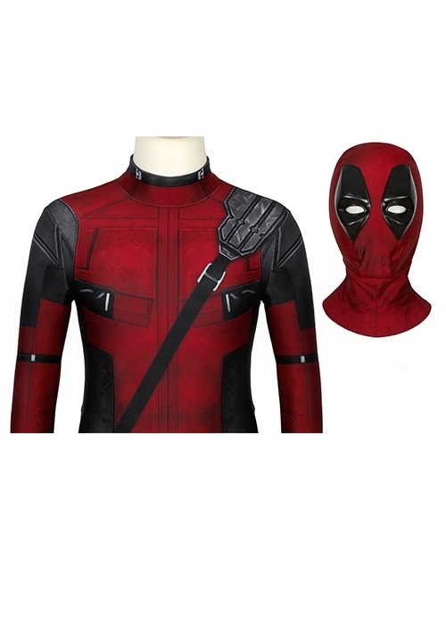 3c3d07ce8b06a8972a2cafb3dd92344b59e9b79d6a7627bbaef06e2af68bc6c5.jpg Deadpool Costume Cosplay Jumpsuit Kids Size
