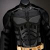Superhero Bat Style Man Costume Bruce Wayne Suit Cosplay Top Level
