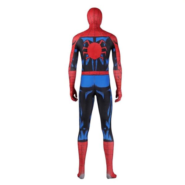 Spiderman Vintage Comic Book Suit Printed Cosplay Costume