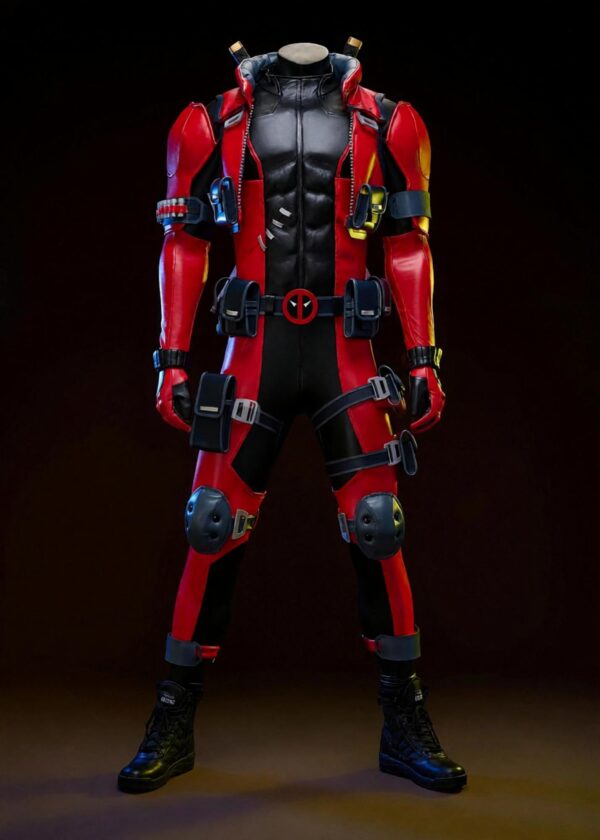 Marvel Rivals Deadpool Costume – Wade Wilson Cosplay Suit