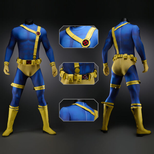 Scott Summers Cosplay Costume X-Men ’97 Cyclops Full Set Cosplay