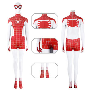 4d47208f5ba9b908680dbb349d038d46934f18bea280ee408e4e0126b21434b5.jpg Spinneret Cosplay Bodysuit Spider-Man Earth-18119 Costume Full Set