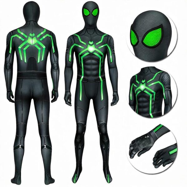 5042120d4d23e88a3909d4a87f72402e0d76b306b2b89aee3979015fd3cc4a6e.jpeg Spider-man Big Time Suit Spider man Stealth Suit PS4 Edition HQ Printed Costume