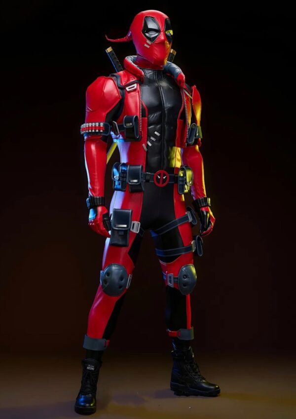 Marvel Rivals Deadpool Costume – Wade Wilson Cosplay Suit