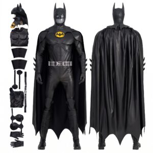 568240860580e1f9442cd9933761a147c1af658477c563edf0dce5a061361173.jpeg Michael Keaton Bruce Wayne Cosplay Costume 2023 Barry Allen Cosplay