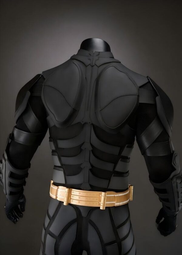 Superhero Bat Style Man Costume Bruce Wayne Suit Cosplay Top Level