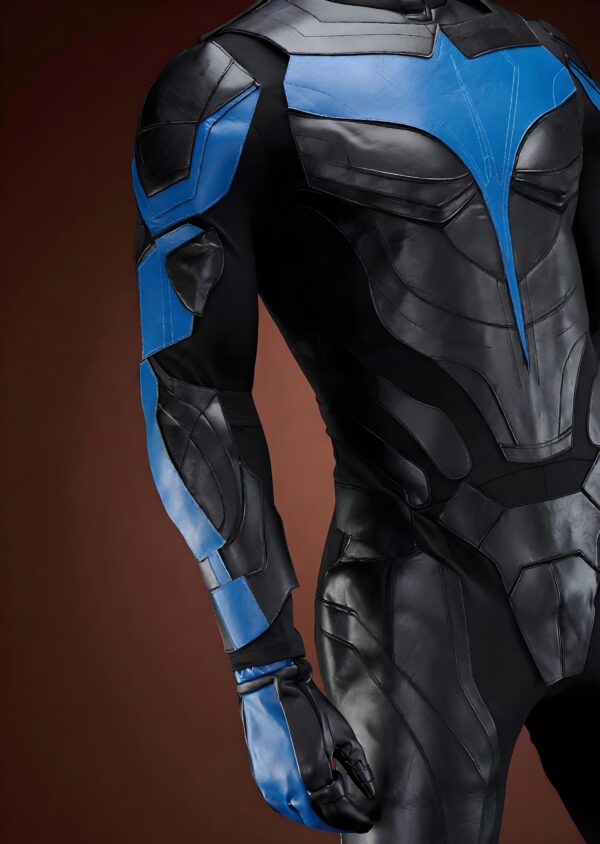 Night Superhero Blue Wing Costume Titans Season 1 Cosplay Suit