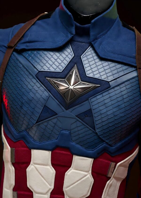 5bb36dc1961e11c49d4fdd808044f3f98b00a55bbb6c97e0e890d6d92c75d8fe.jpg Captain America Costume Avengers Endgame Steve Rogers Suit Cosplay Upgrade Ver