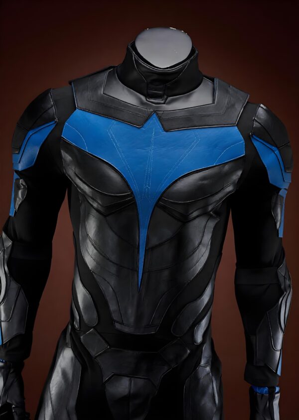Night Superhero Blue Wing Costume Titans Season 1 Cosplay Suit