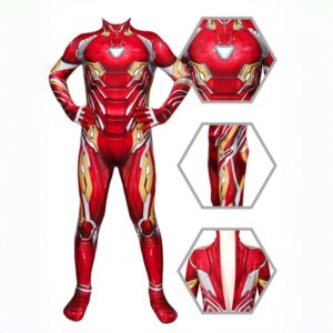 622aea77810c8671bdb9bd8ace2f9cdb3d22ffda22625f2f1676307fe5299222.jpg Iron Man Costume Avengers Endgame Cosplay Nanotech Suit Kids Size