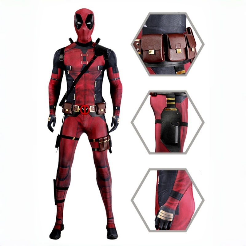 Deadpool3 Costume Bodysuit Wade Wilson Cosplay Suit Ver.2