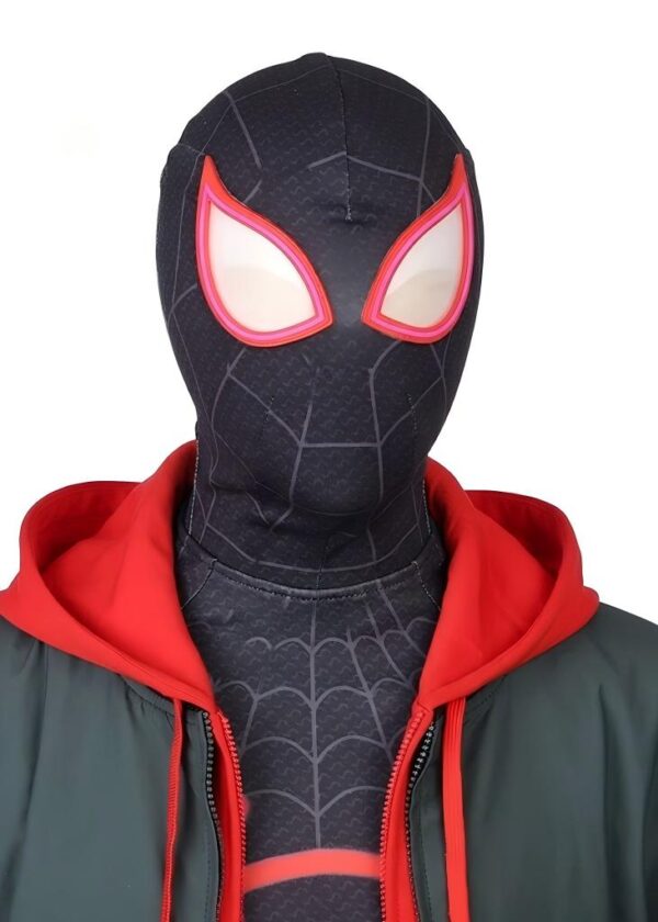 66465aafbbc9d4facfc689a436faf21ba94ab2a26c6a0b40a7f8c3e0c233f9ef.jpg Miles Morales Costume Into the Spider Verse Man Cosplay Suit Ver 2