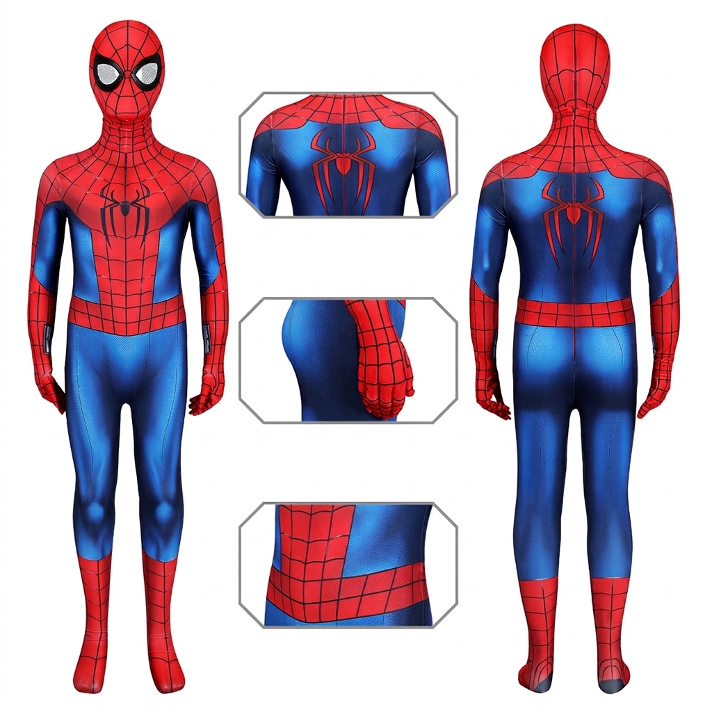 Spider-Man Cosplay Bodysuit Spider-Man: Brand New Day Costume For Kids