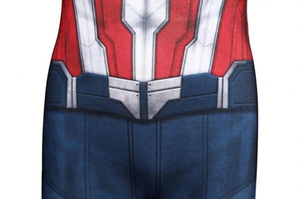 8a41e3330b6a33bbdf5132c8f350e11ba4ff5c9ca9cb621871d336e3c28190a6.jpeg Captain America Sam Wilson Cosplay Bodysuit Captain America: Brave New World Costume For Kids