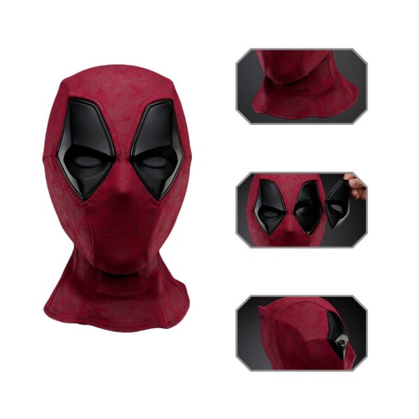 Deadpool Mask Deadpool & Wolverine Cosplay Prop Upgraded Version