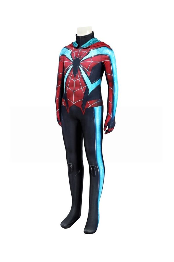 Miles Morales Evolved Cosplay Bodysuit Marvel’s Spider-Man 2 Costume For Kids