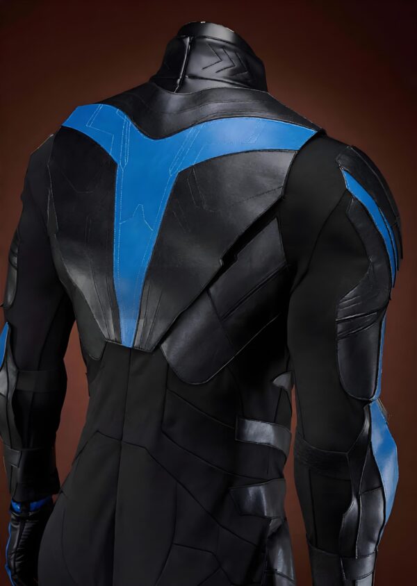 Night Superhero Blue Wing Costume Titans Season 1 Cosplay Suit