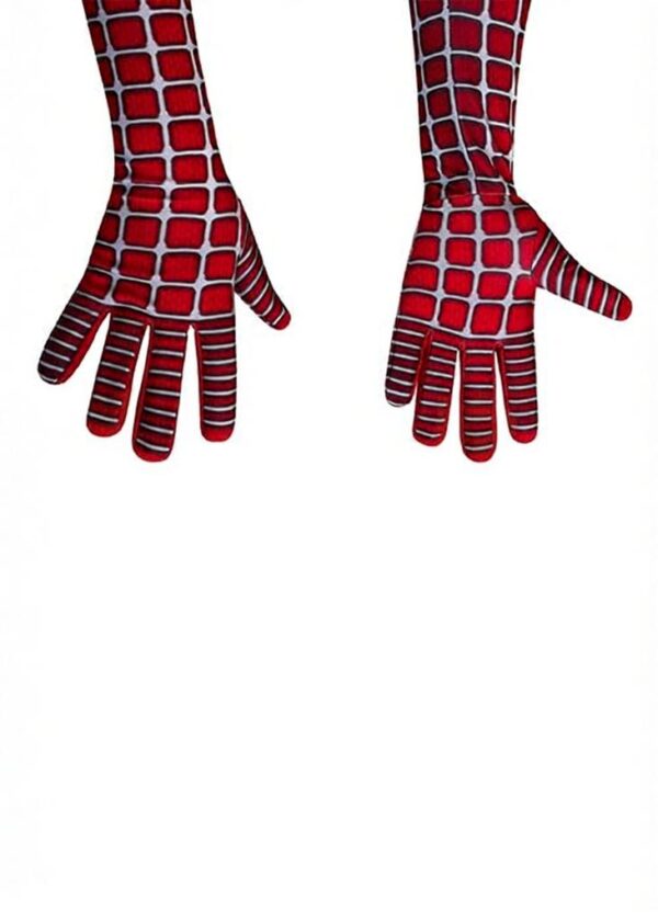 Spider Man 2 Costume Tobey Maguire Cosplay Jumpsuit Kids Size
