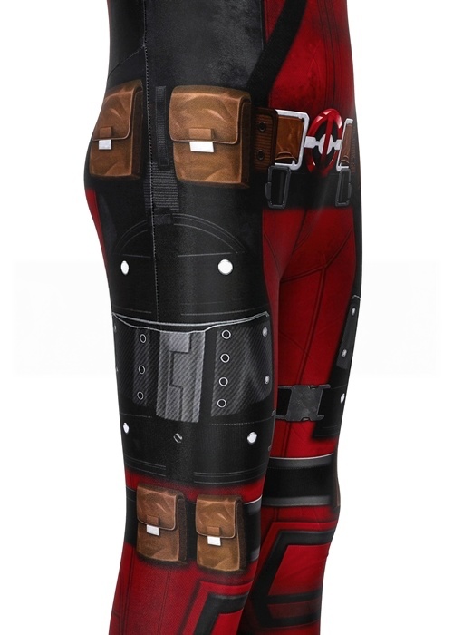 9cadb9e80c03c18416d454b14b6f5bdc385c6307b6f71632a6c9bf4eaba46732.jpg Deadpool Costume Cosplay Jumpsuit Kids Size