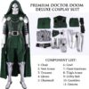 Doctor Doom Costume Avengers Doomsday Cosplay Suit Full Set - Upgrade Ver.