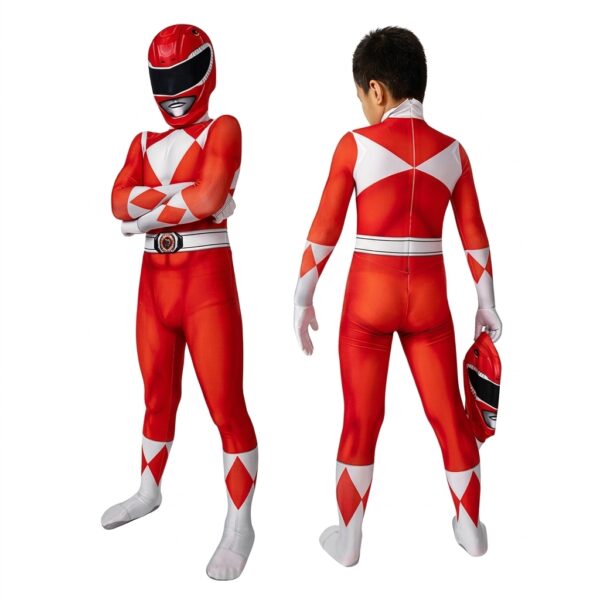 abcc0e7f2250322614033549321b829bcc092abcb016e96b53da2b2a534dbfdc.jpeg Kids Red Ranger Cosplay Suit 3D Spandex Costume Christmas Gifts for Children
