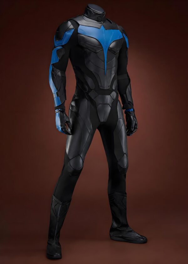Night Superhero Blue Wing Costume Titans Season 1 Cosplay Suit