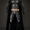 Superhero Bat Style Man Costume Bruce Wayne Suit Cosplay Top Level