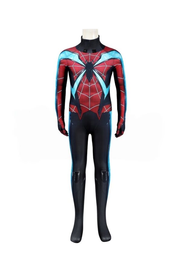 Miles Morales Evolved Cosplay Bodysuit Marvel’s Spider-Man 2 Costume For Kids