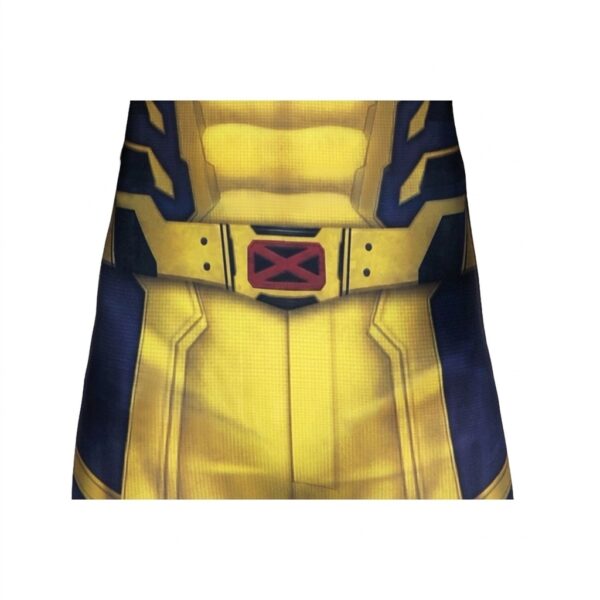 Kids Wolverine Cosplay Costume Deadpool 3 Wolverine Printed Suit