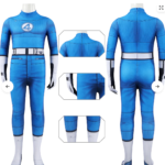 Mr. Fantastic Cosplay Bodysuit The Fantastic Four：First Steps Costume For Kids