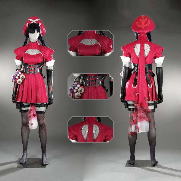 Psylocke Blood Kariudo Cosplay Costume Marvel Rivals Cosplay Full Set