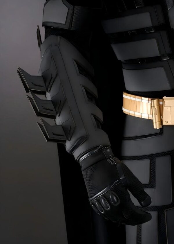 Superhero Bat Style Man Costume Bruce Wayne Suit Cosplay Top Level