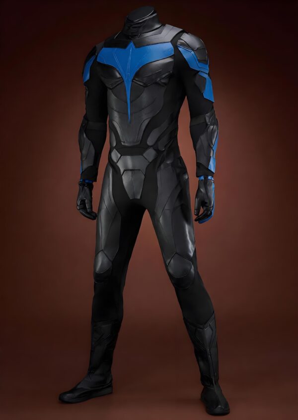 Night Superhero Blue Wing Costume Titans Season 1 Cosplay Suit