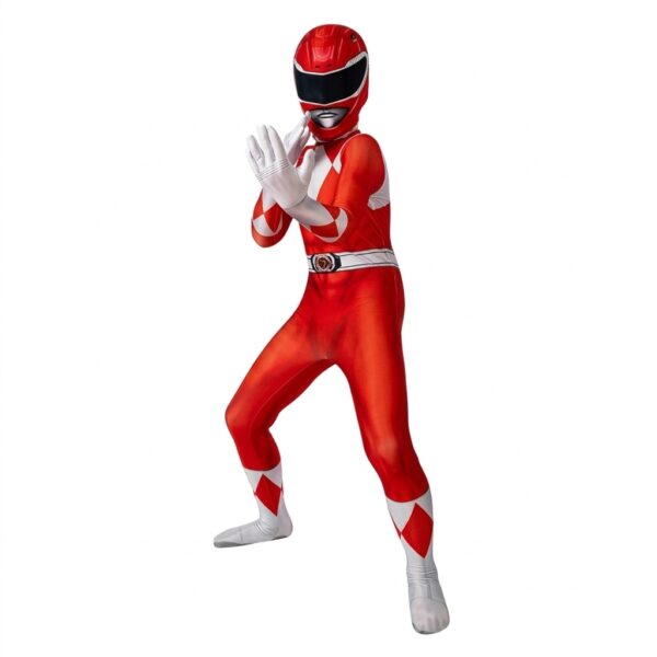 dce903e3497a50a35e8d3af063ea4dcb4cf84470f012d71732b3e4f87336e4d8.jpeg Kids Red Ranger Cosplay Suit 3D Spandex Costume Christmas Gifts for Children