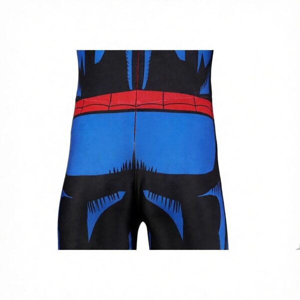 Spiderman Vintage Comic Book Suit Printed Cosplay Costume