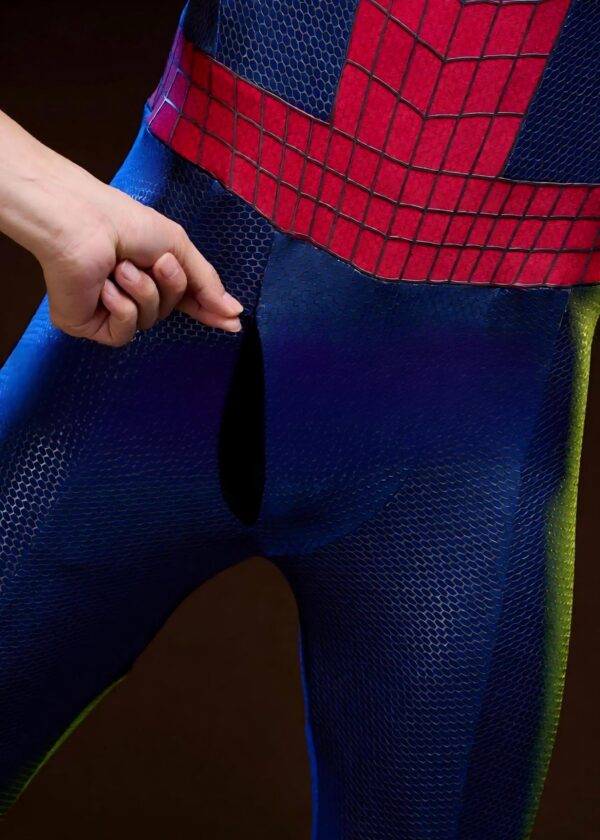 e701f0befbc8a649176dacfbecba2d99f53060208510c5b39de866d57f1db57d.jpg Peter Parker Costume The Amazing Spider Bodysuit Cosplay Top Level