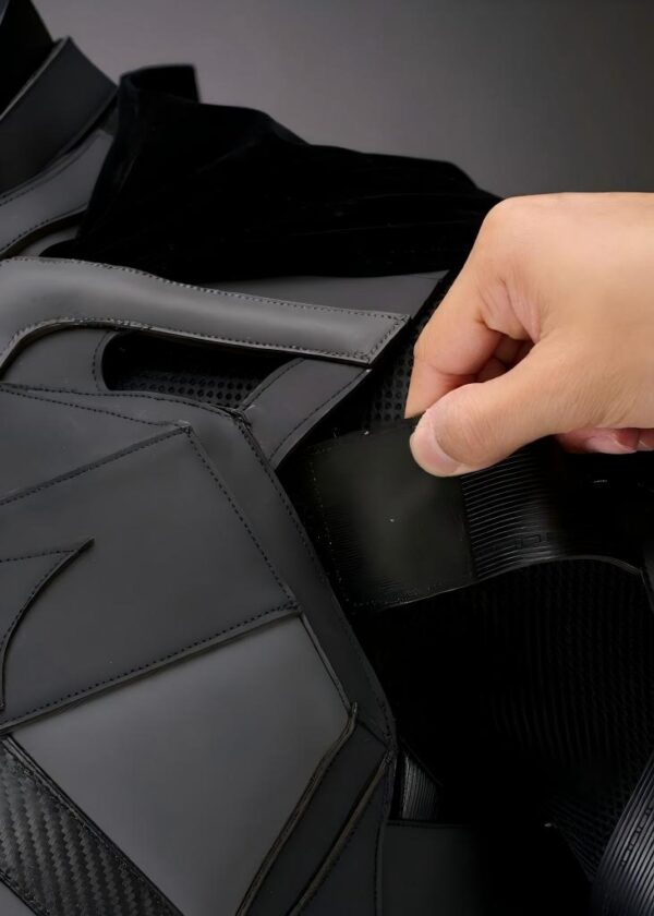 Superhero Bat Style Man Costume Bruce Wayne Suit Cosplay Top Level