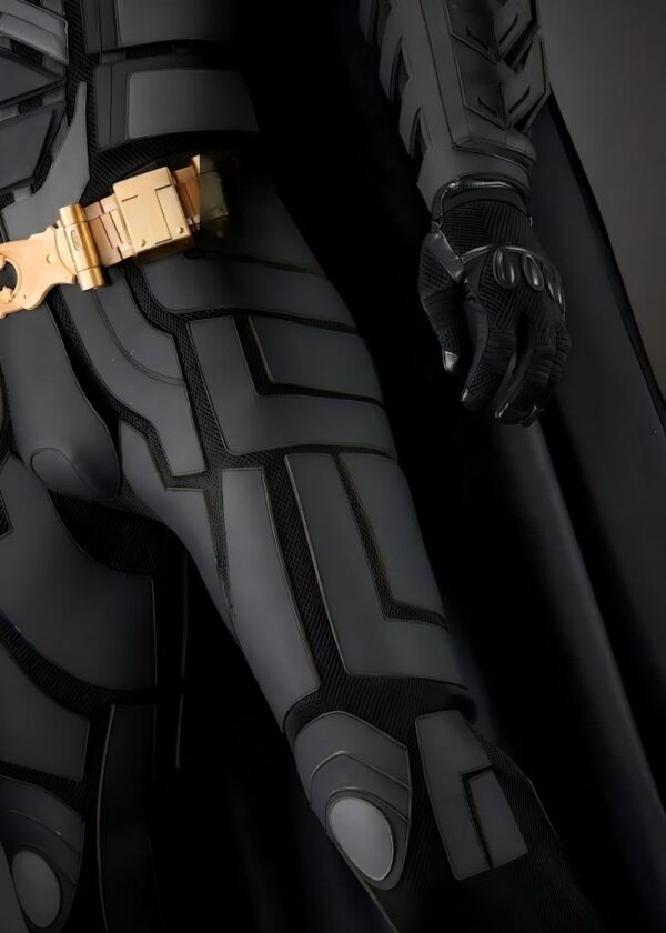 Superhero Bat Style Man Costume Bruce Wayne Suit Cosplay Top Level