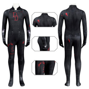Daredevil Cosplay Bodysuit Daredevil: Born Again Season 2 Costume For Kids
